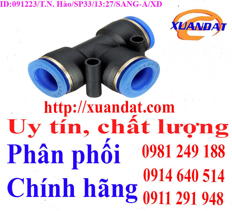 Nối ống chữ T phi 8 Sang-A GPUT0800 giá rẻ, phân phối sỉ và lẻ chính hãng, toàn quốc